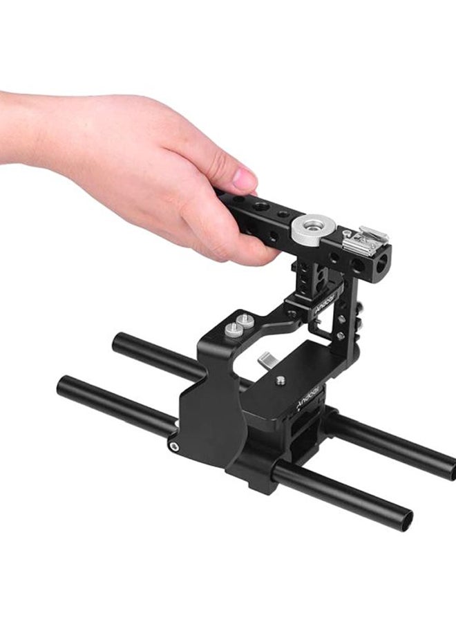 ANDOER Camera Top Handle Cage Mount Black  - Image 3
