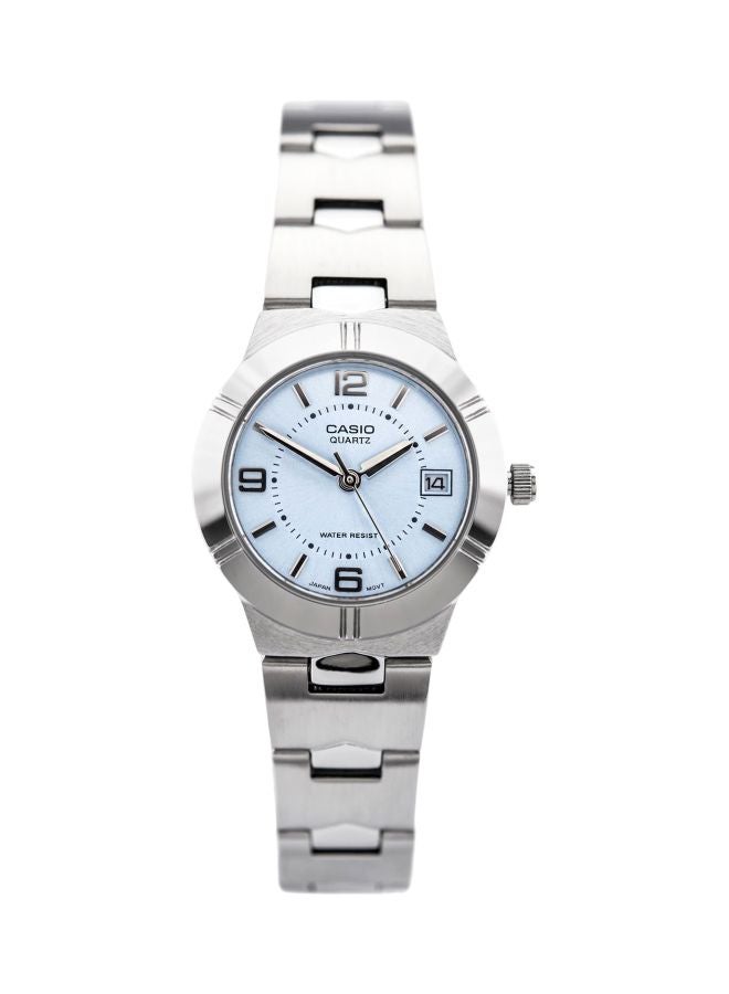 CASIO Women's Enticer Water Resistant Analog Watch LTP-1241D-2A - 33 mm - Silver - Image 1