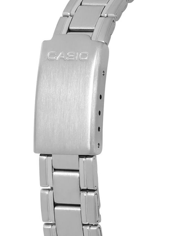 Women's Dress Water Resistant Analog Watch LTP-V004D-1BUDF - 30 mm - Silver
