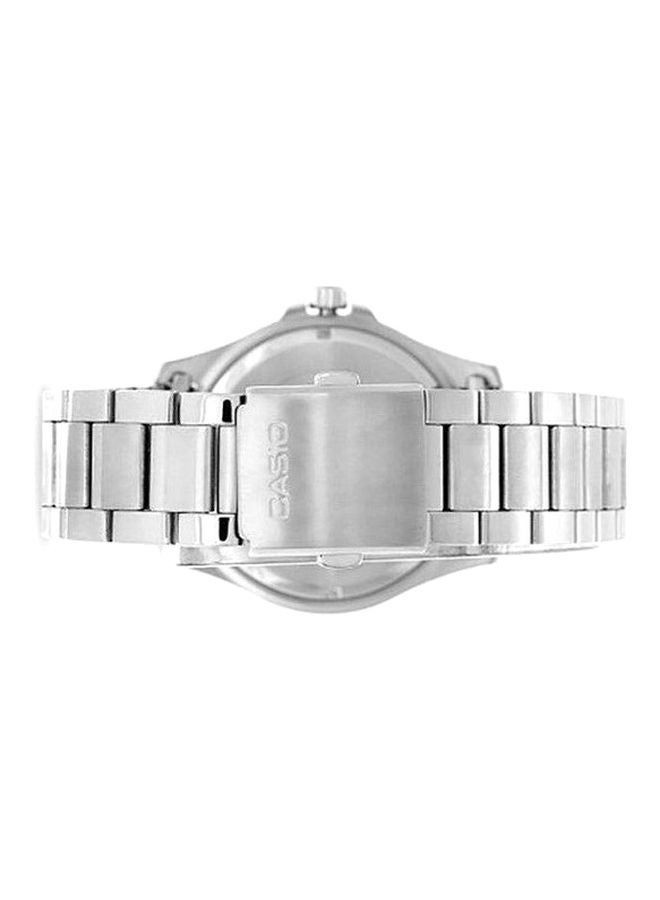 Women's Dress Water Resistant Analog Watch LTP-V004D-1BUDF - 30 mm - Silver