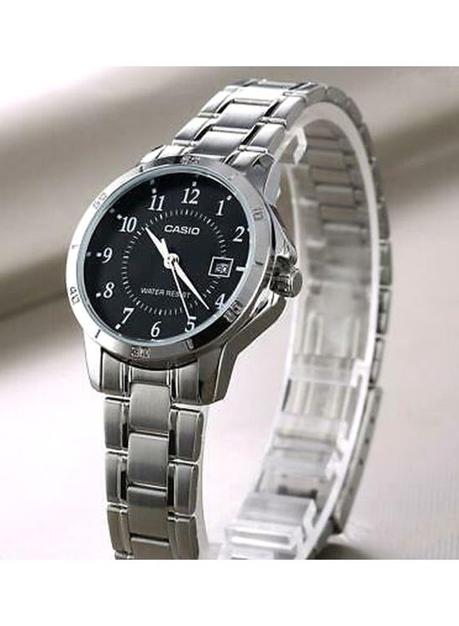 Women's Dress Water Resistant Analog Watch LTP-V004D-1BUDF - 30 mm - Silver