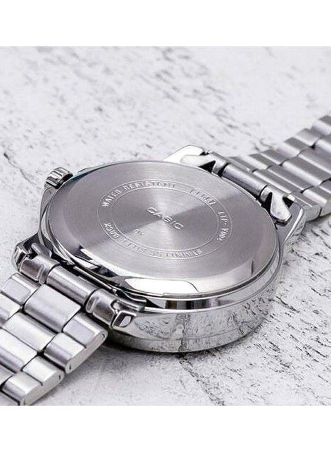 Women's Dress Water Resistant Analog Watch LTP-V004D-1BUDF - 30 mm - Silver