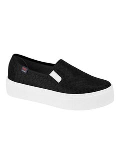 Kimber Slip On Low Top Sneaker with Alligator Skin Black/White - v1619268472/N46155937V_1