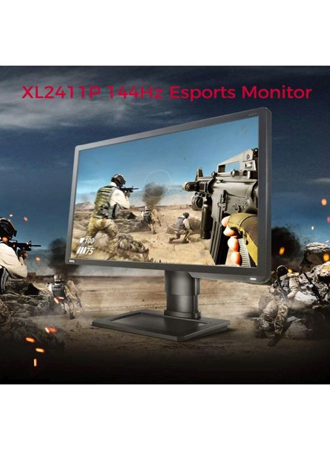 BenQ - XL2411P 24 inch TN LED Full HD Gaming Monitor With 144Hz and DisplayPort HDMI Black - Image 1