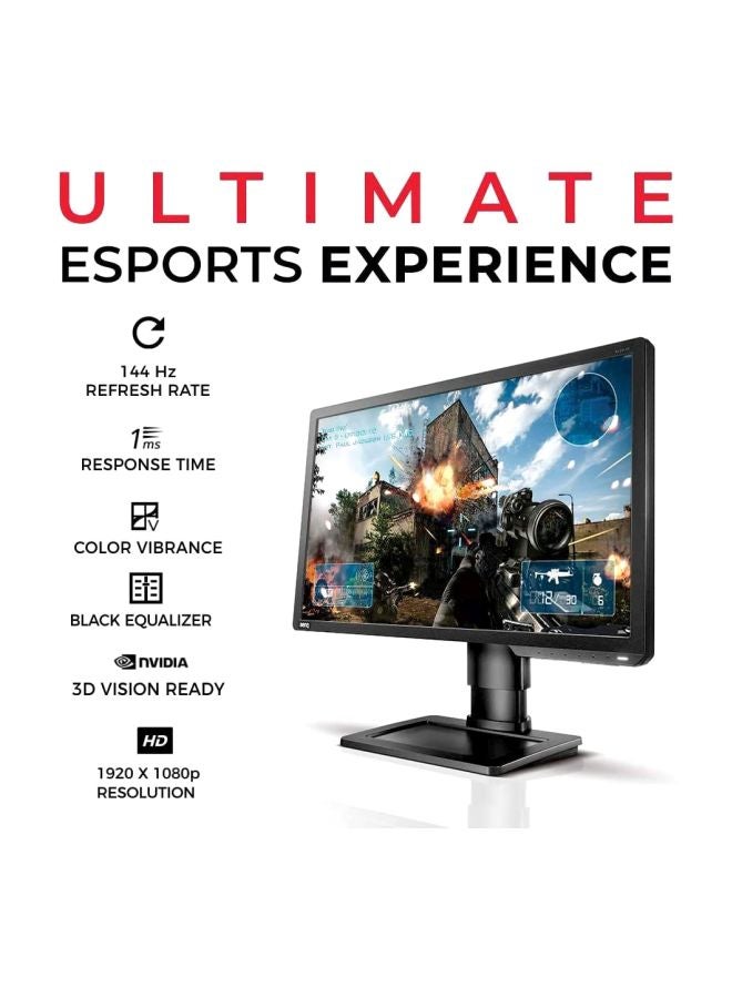 BenQ - XL2411P 24 inch TN LED Full HD Gaming Monitor With 144Hz and DisplayPort HDMI Black - Image 1