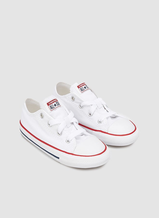 كونفرس سنيكرز تشاك تايلور أول ستار كلاسيك A برقبة مرتفعة للأطفال أبيض أوبتيكال - Image 2