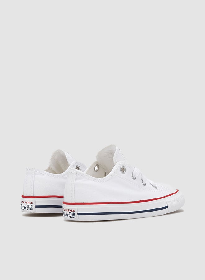 كونفرس سنيكرز تشاك تايلور أول ستار كلاسيك A برقبة مرتفعة للأطفال أبيض أوبتيكال - Image 3