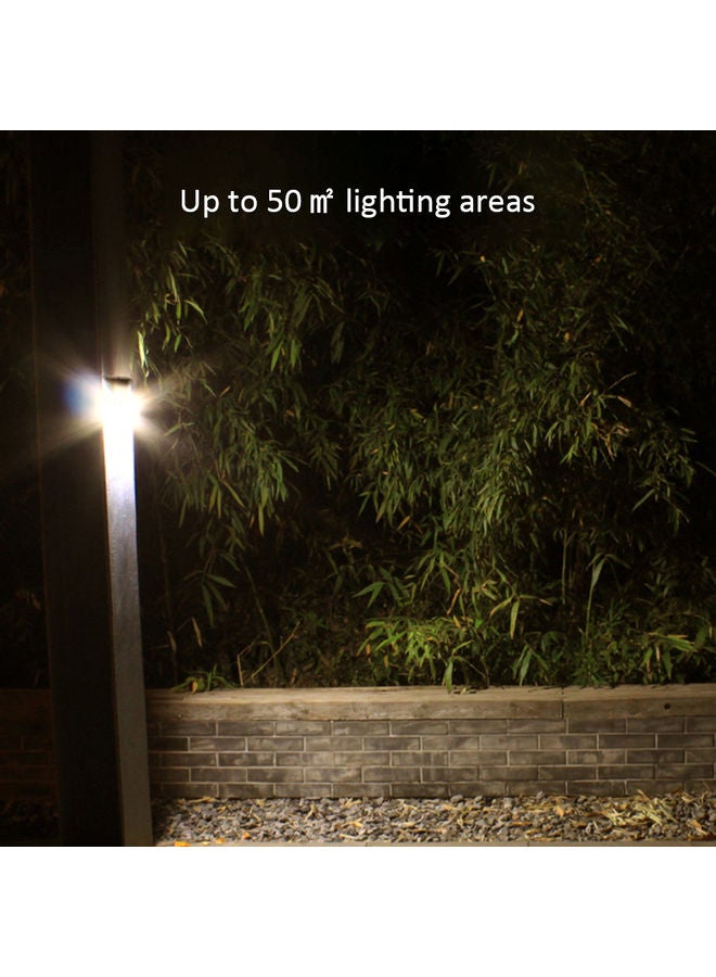 2-Piece 100 LED Solar Wall Light Warm White 14.00x8.50x0.335cm - Image 5