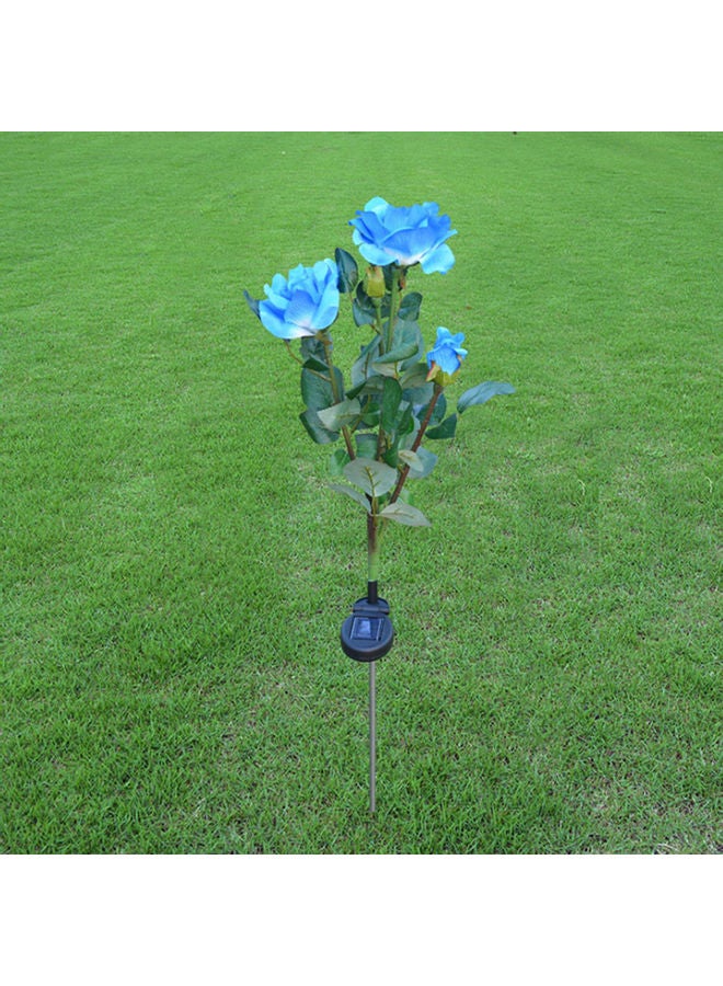 Generic 3 LED Solar Rose Stake Light Blue 48.00x6.00x0.26cm  - Image 3