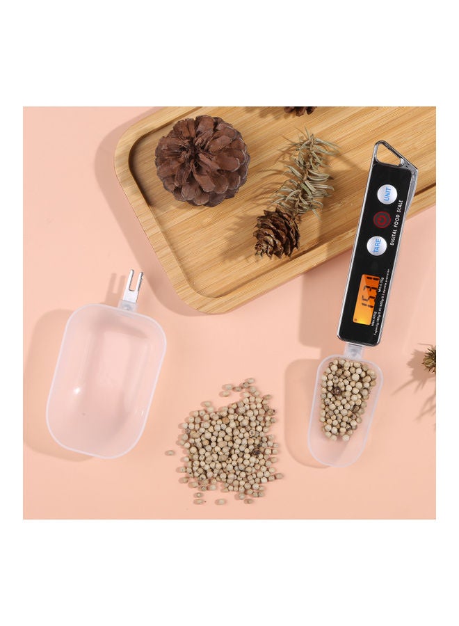 كيه كيه مون ميزان رقمي للقياس بتصميم ملعقة أسود/شفاف 15.80x3x14.70سم - Image 3