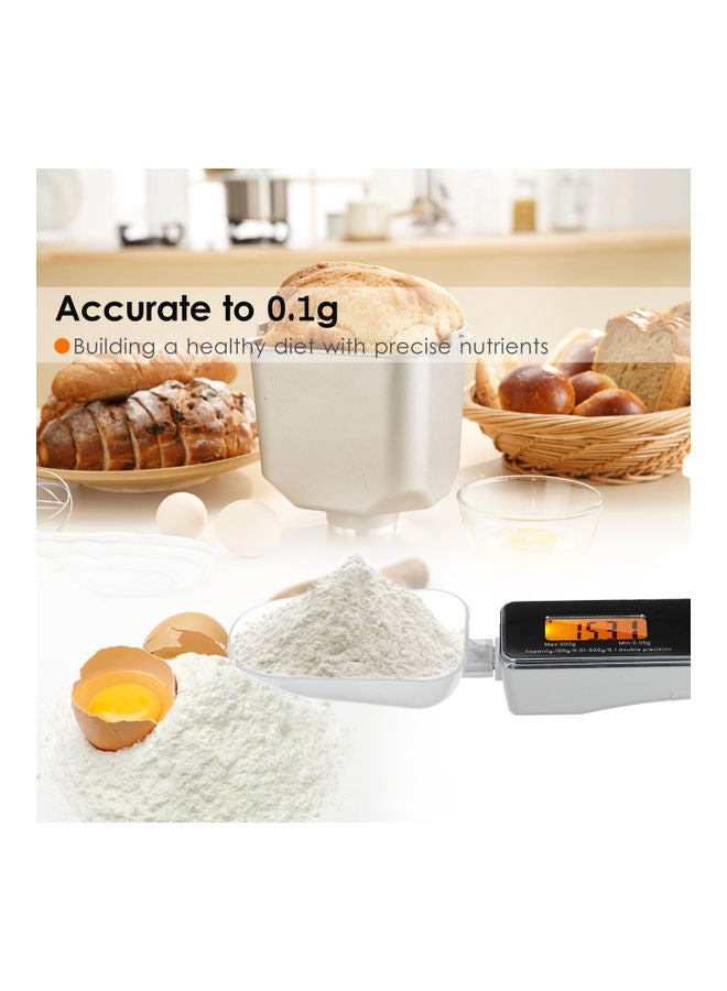 كيه كيه مون ميزان رقمي للقياس بتصميم ملعقة أسود/شفاف 15.80x3x14.70سم - Image 5