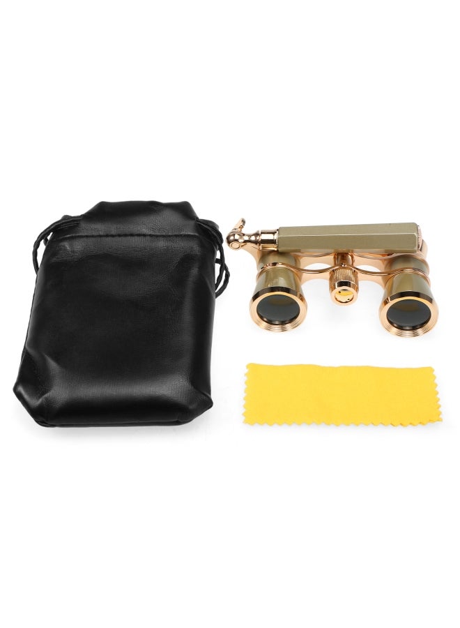 Generic Opera Glasses Lens Binocular With Handle And Bag  - Image 1
