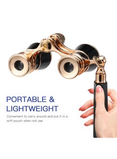 Generic Opera Glasses Lens Binocular With Handle And Bag  - Image 3