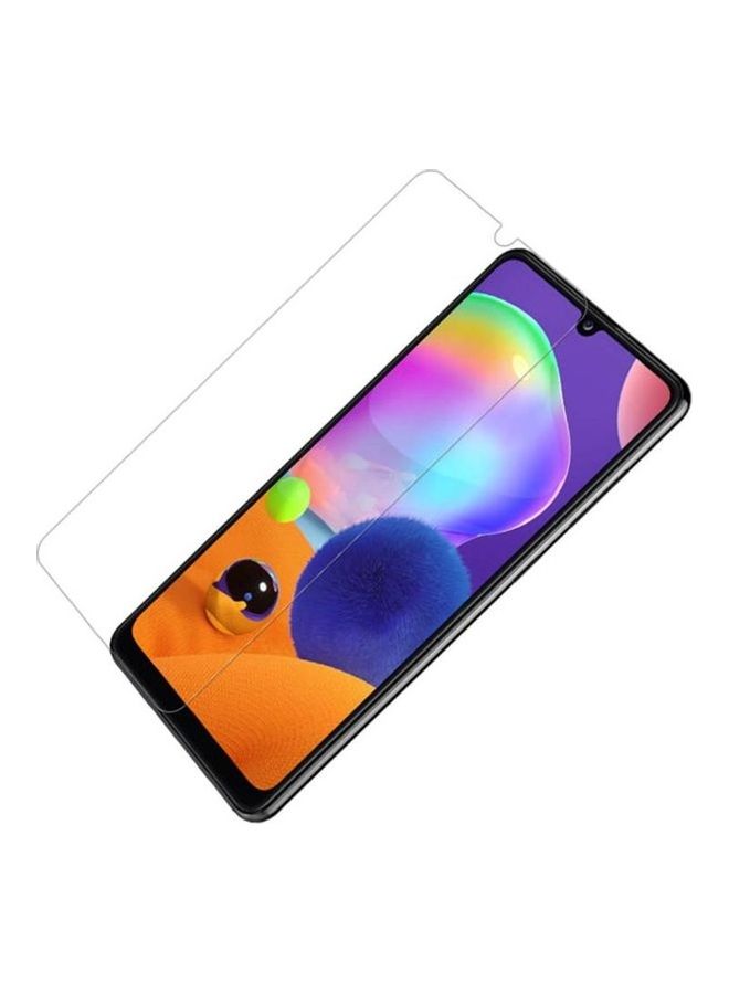 شيزي لاصقة حماية للشاشة من الزجاج المقوى لهاتف سامسونج جالاكسي A31 شفاف - Image 3