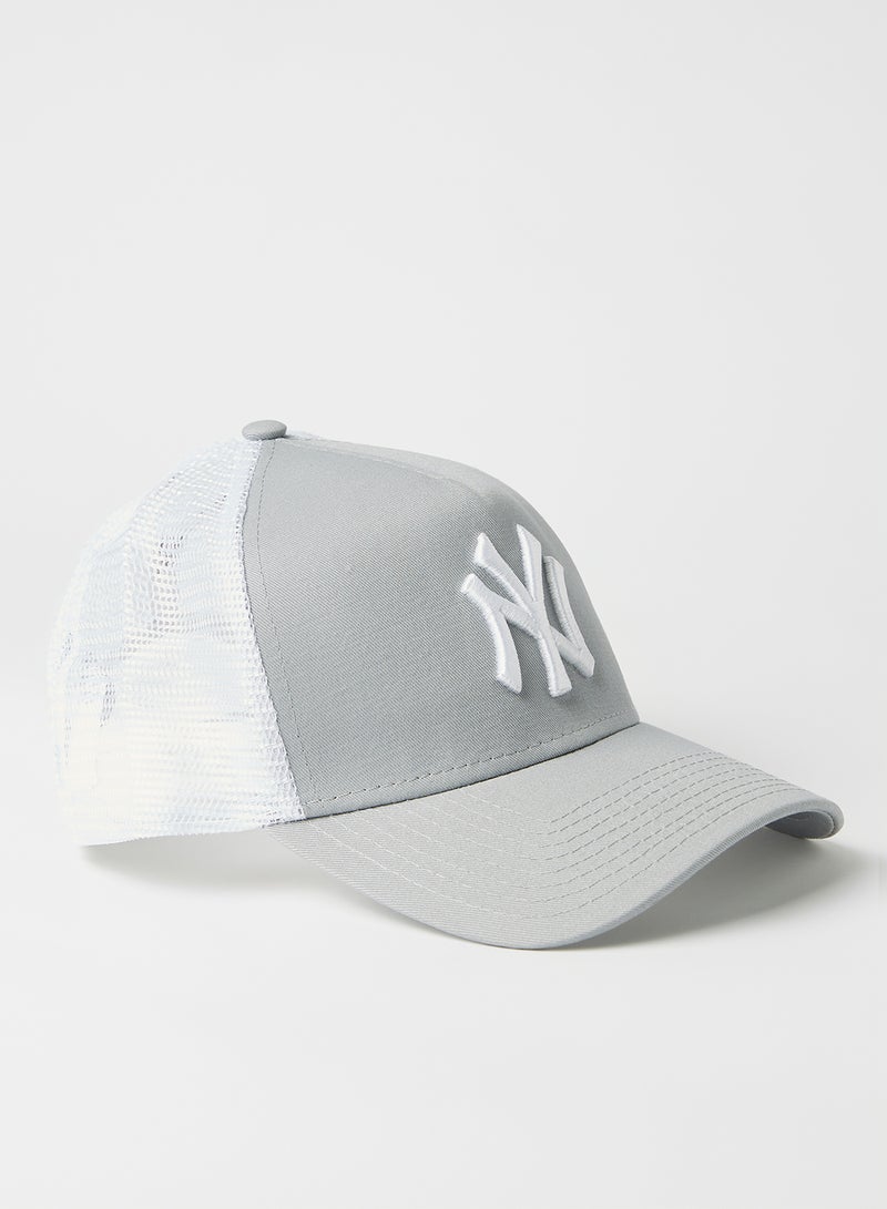نيو ايرا "قبعة مطبوع عليها عبارة "NY Yankees" رمادي/أبيض - Image 1