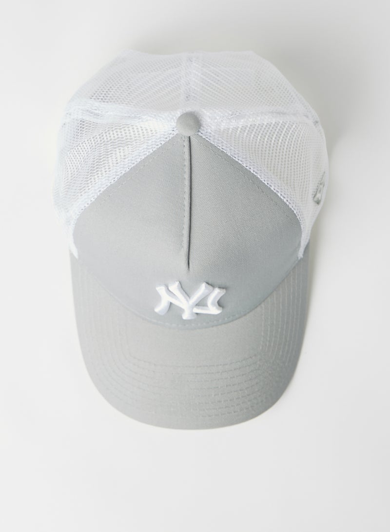 نيو ايرا "قبعة مطبوع عليها عبارة "NY Yankees" رمادي/أبيض - Image 2