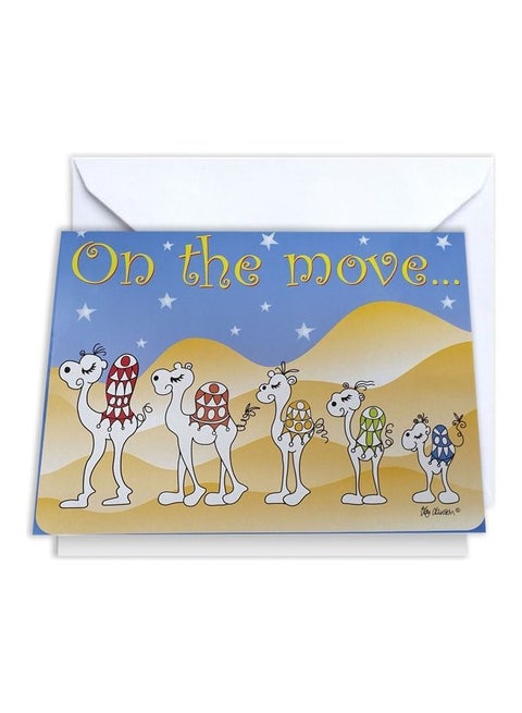 Camel Printed Greeting Card With Envelop