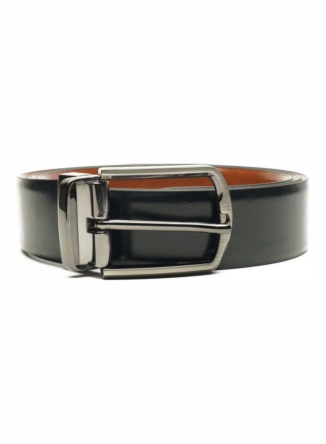 Reversible Genuine Leather Belt For Men Brown/Black  - Image 3