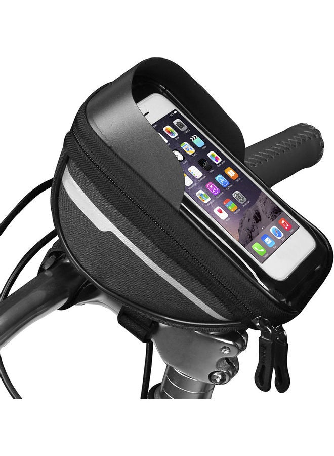Generic Waterproof Cycling Bike Bicycle Front Frame Tube Touch Screen Mobile Phone Bag 20x10x20cm  - Image 2