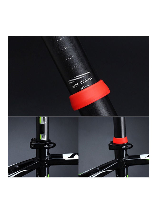 Generic 1-Piece Soft Silicone Dust Cover Case Ring for Mountain Bike Seatpost  - Image 2