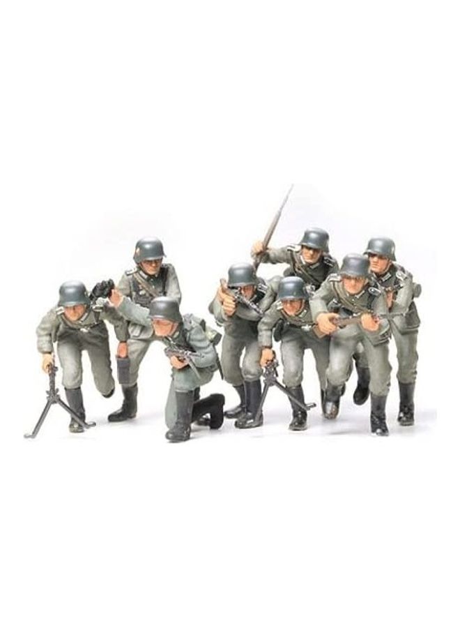 Tamiya 8-Piece German Assault Infantry Troops Model Set 