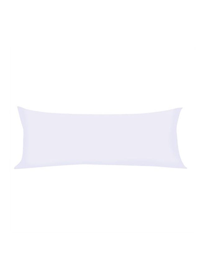 snooze Long Pillowcases Cotton Blend Plain White 40*120cm