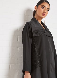 Stylish Casual Abaya With Sheilah Black - v1619323697/N46040596V_2