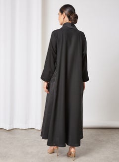 Stylish Casual Abaya With Sheilah Black - v1619323697/N46040596V_4