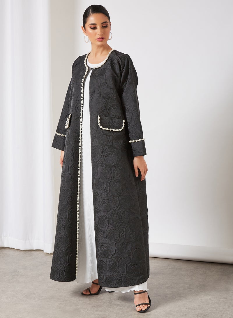 Bousni - Stylish Casual Abaya With Sheilah Black - Image 1