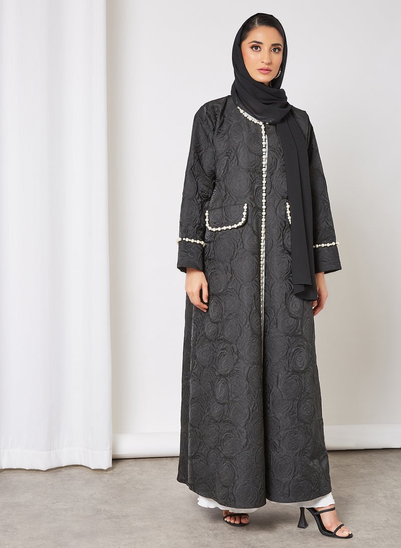 Bousni - Stylish Casual Abaya With Sheilah Black - Image 1