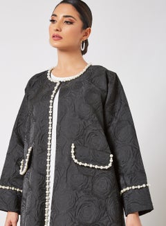 Stylish Casual Abaya With Sheilah Black - v1619323705/N46040581V_3