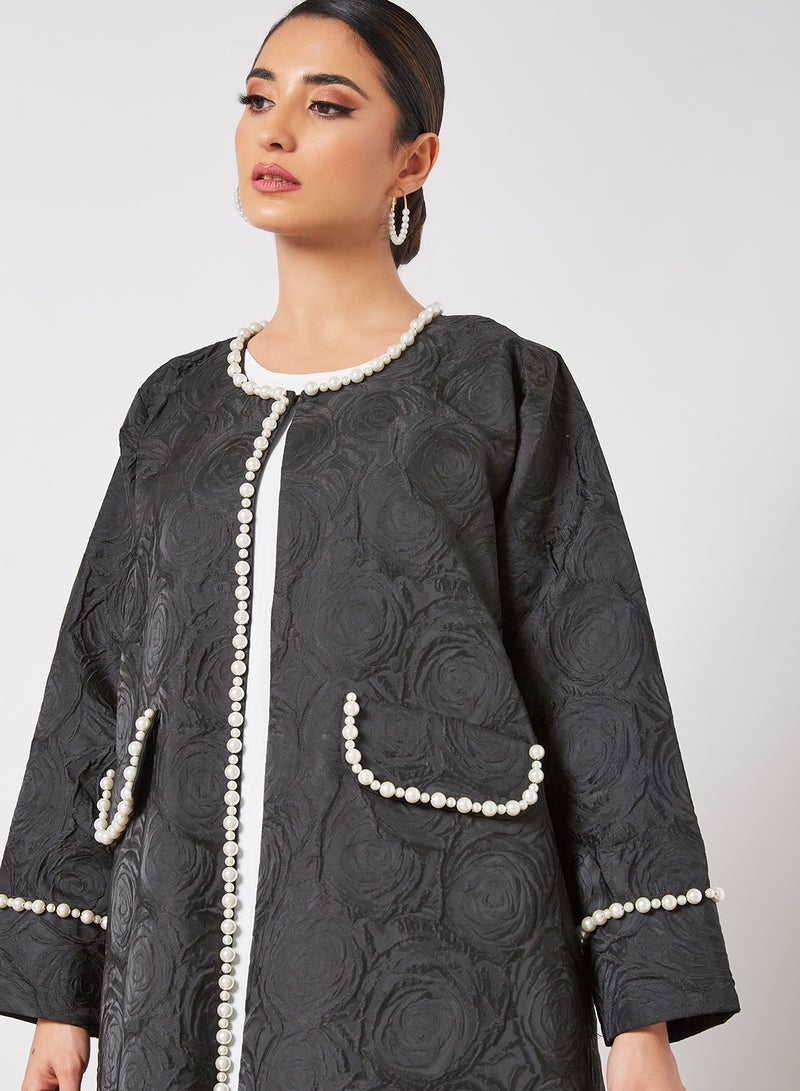 Bousni - Stylish Casual Abaya With Sheilah Black - Image 1