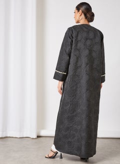 Stylish Casual Abaya With Sheilah Black - v1619323705/N46040581V_4