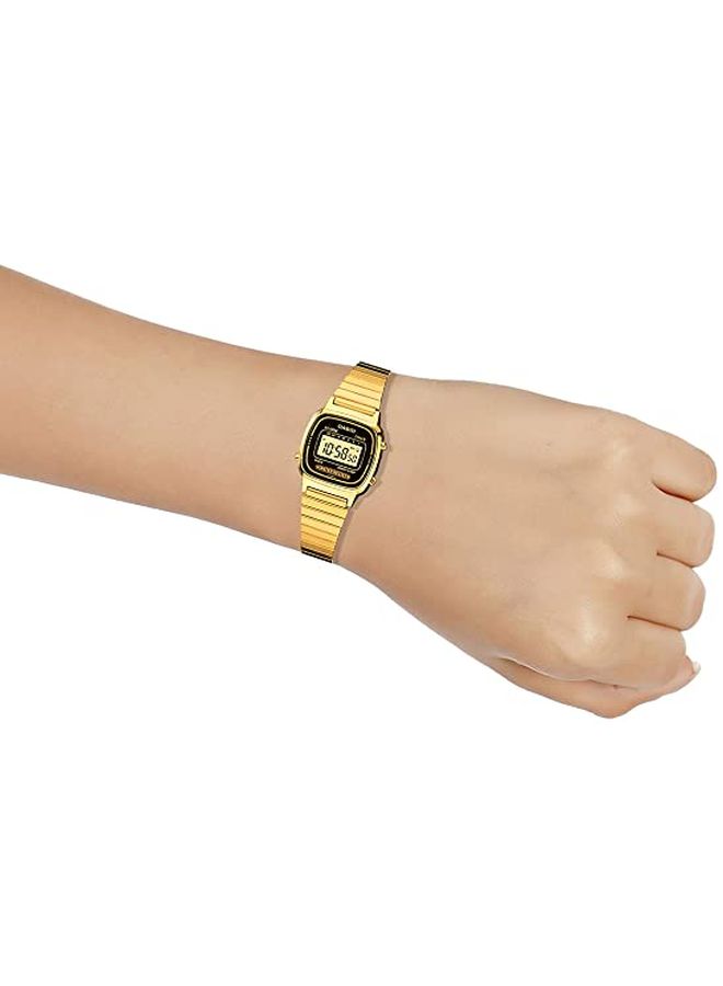CASIO Women's Stainless Steel Digital Watch LA670WGA-1DF - 25 mm - Gold - Image 5