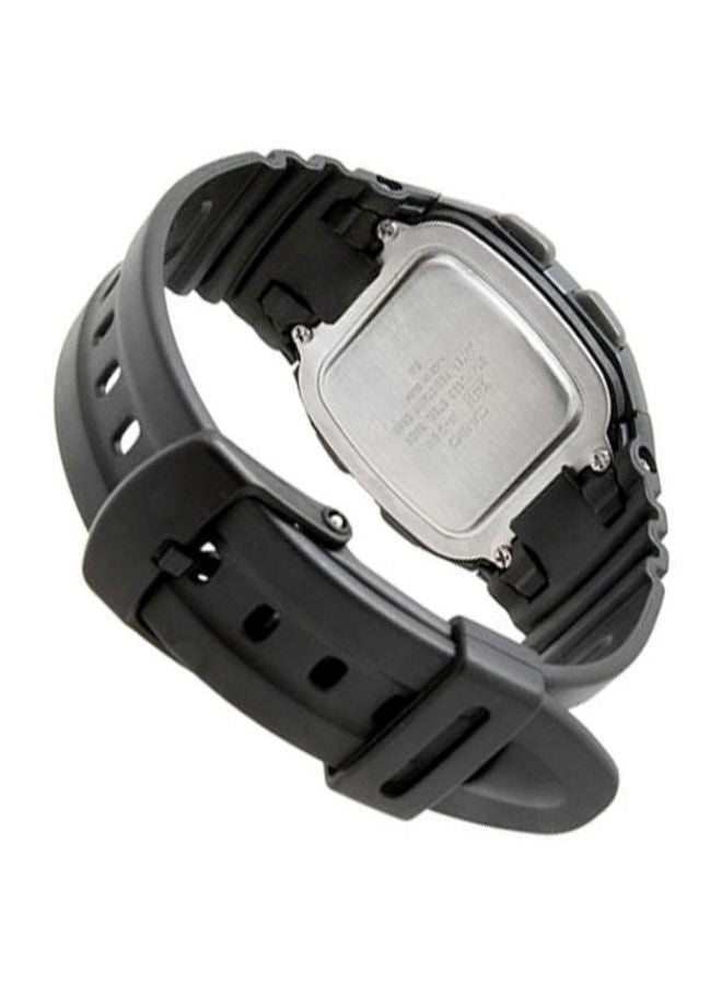 CASIO Men's Silicone Digital Wrist Watch W-96H-1AVDF - 40 mm - Black - Image 2