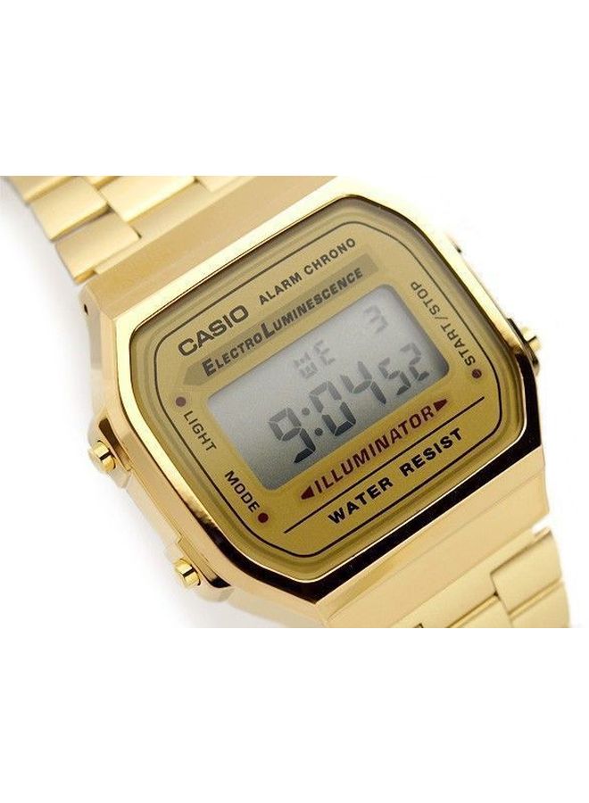 CASIO - Men's Water Resistant Digital Watch A168WG-9WDF - 39 mm - Gold - Image 1