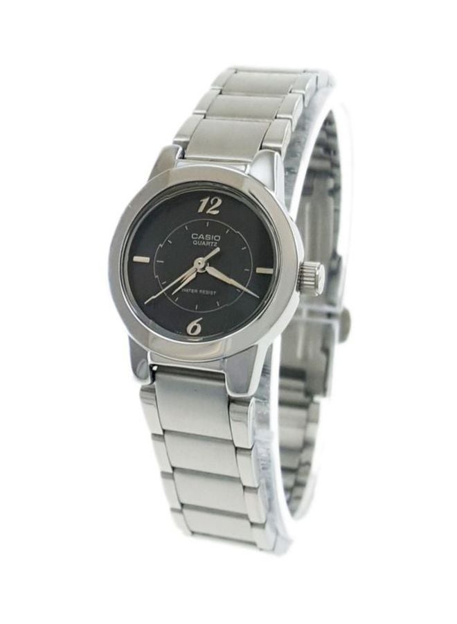 كاسيو ساعة يد إنتايسر بعقارب طراز LTP-1230D-1C - قياس 24 مم - لون فضي للنساء - Image 4