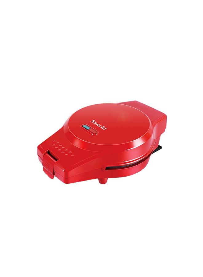 Saachi - 2 In 1 Waffle/Donut Maker NL-2M-1564-RD 1000 W NL-3M-1565 Red - Image 1