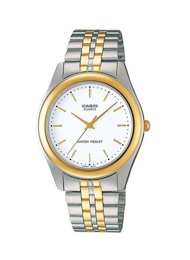 CASIO Water Resistant Stainless Steel Analog Couple Watch Set MTP/LTP-1129G-7A - Image 4