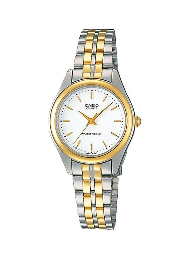 CASIO Water Resistant Stainless Steel Analog Couple Watch Set MTP/LTP-1129G-7A - Image 5