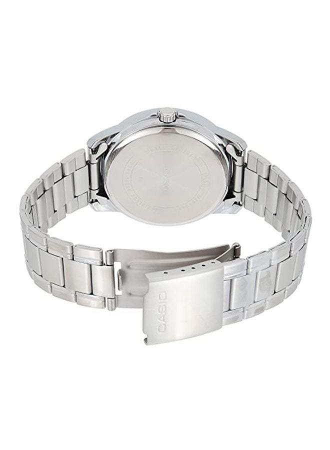 CASIO 2-Piece Stainless Steel Analog Watch Set BUNDLE MTP-V004D-7B + LTP-V004D-7B  - Image 3