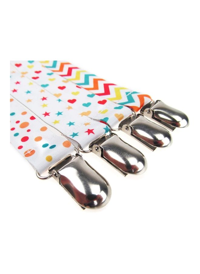4-Piece Printed Pacifier Clip - Image 2