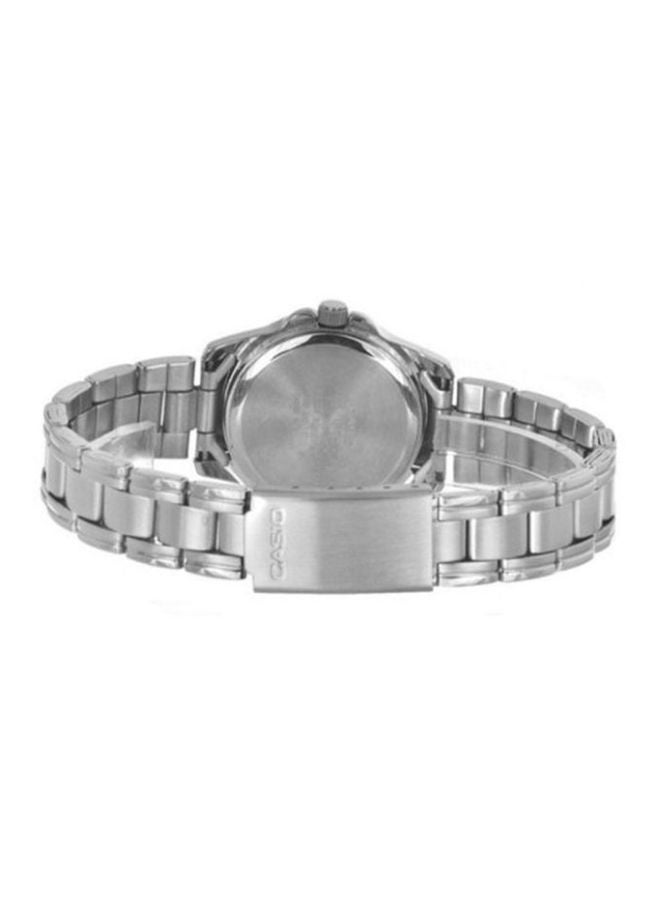 كاسيو ساعة يد بعقارب طراز LTP-1215A-2ADF - 28 مم - فضي للنساء - Image 2