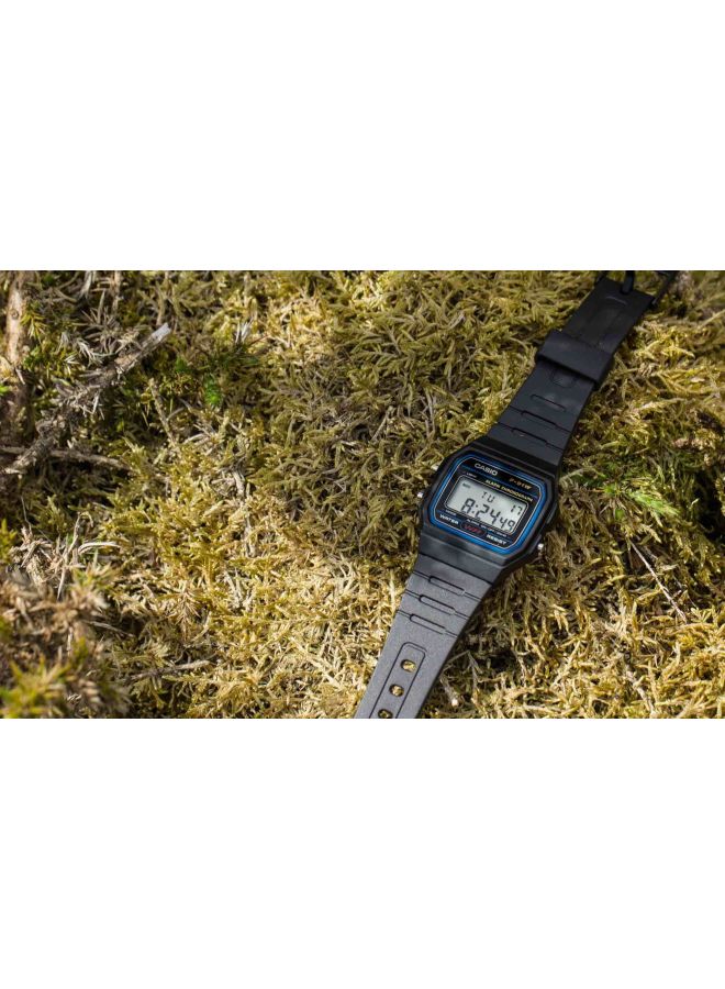 كاسيو ساعة يد رقمية كلاسيكية طراز F-91W-1SDG - 35 مم - أسود للرجال - Image 5