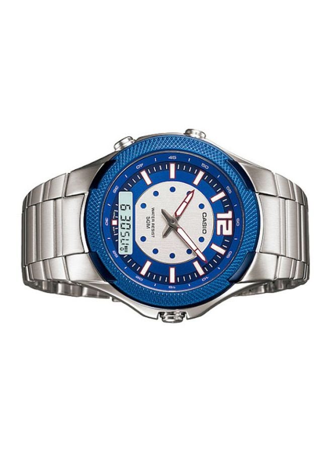 كاسيو ساعة بعقارب ورقمية مضادة للماء طراز MTA-1011D-2A1VDF للرجال - Image 3