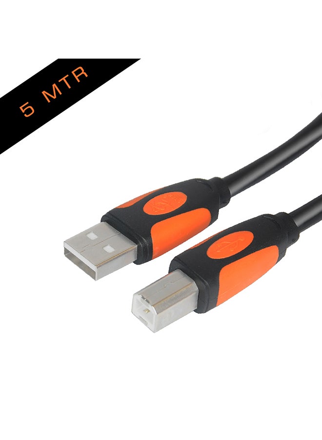 S-TEK Printer Cable Male To Male Black - Image 2