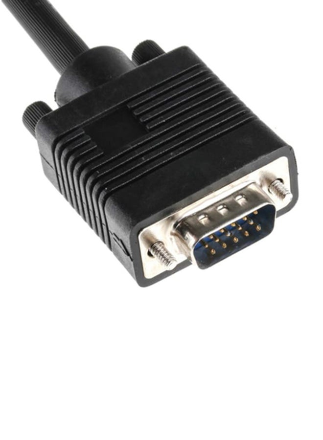 S-TEK Vga Cable Male To Male Black - Image 4