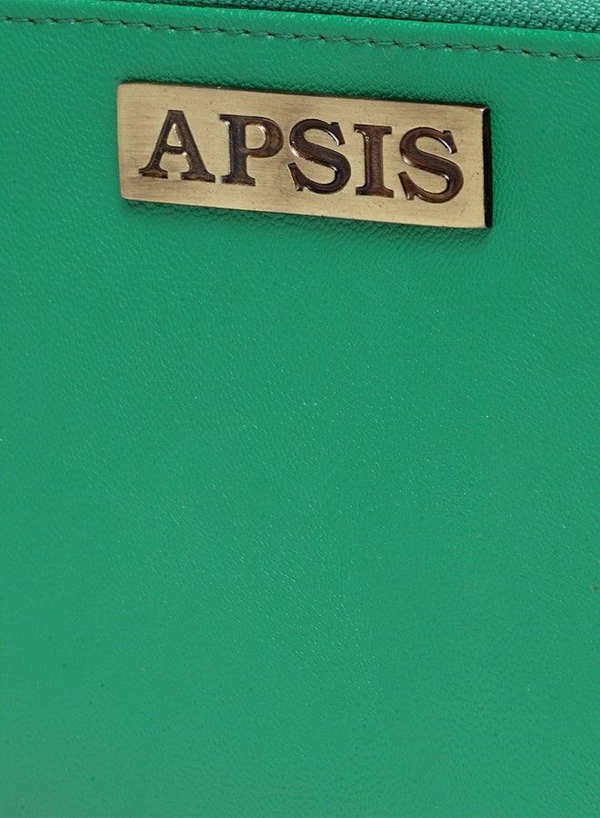 APSIS Stylish Comfortable Logo Detail Wallet For Women AP_WLT_W2_Green - Image 5