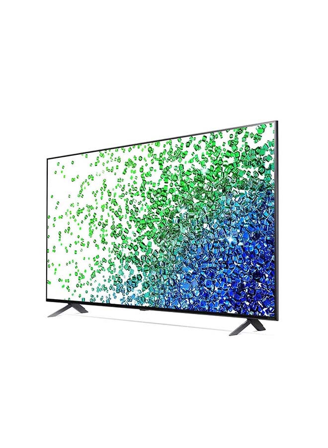 LG - NanoCell TV 50 Inch NANO80 Series Cinema Screen Design 4K Active HDR WebOS Smart With ThinQ AI Local Dimming NANO80 Series 50NANO80VPA Black - Image 1