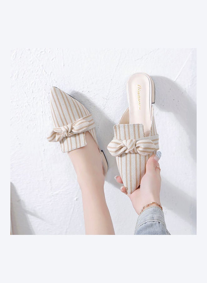 Comfy Slip-On Pump Beige  - Image 4